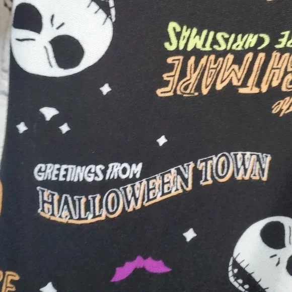 Tim Burton's Nightmare Before Christmas Disney pajama sweater nightgown XL - Picture 9 of 9